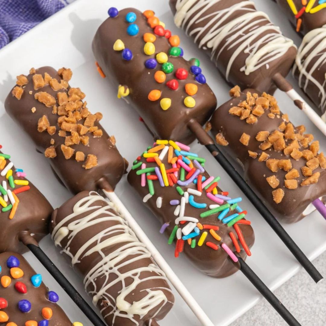 Marshmallow con Chocolate